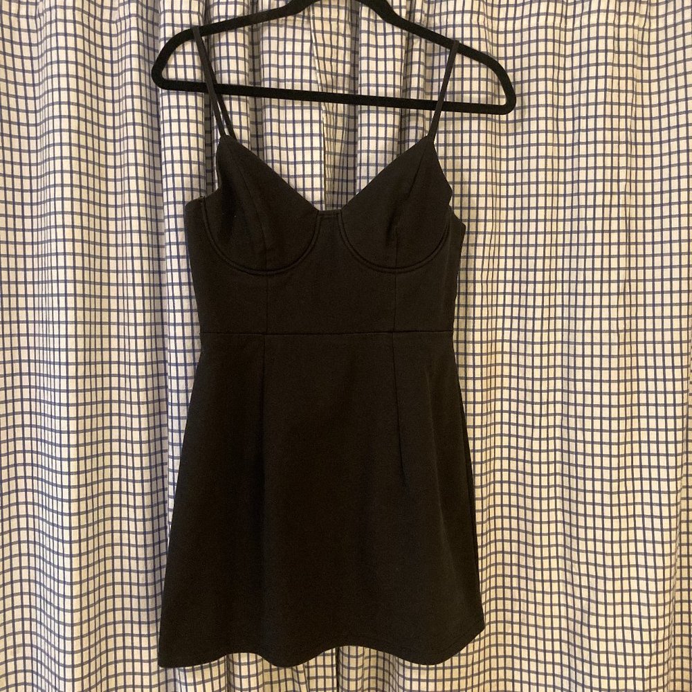 Mini Black Dress - Princess Polly